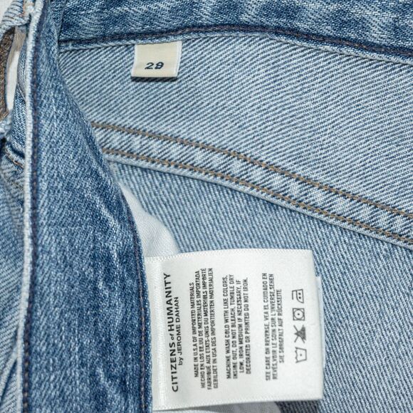 CITIZENS of HUMANITY Premium Vintage sz 29 Liya High Rise Classic Fit Crop Jeans - Picture 9 of 12